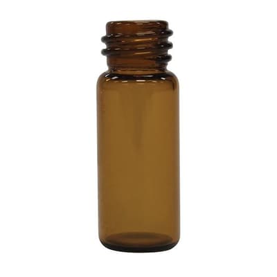 Chromatography Research Supplies 1.8 mL Amber Wide Mouth Screw Vial (100/pk)